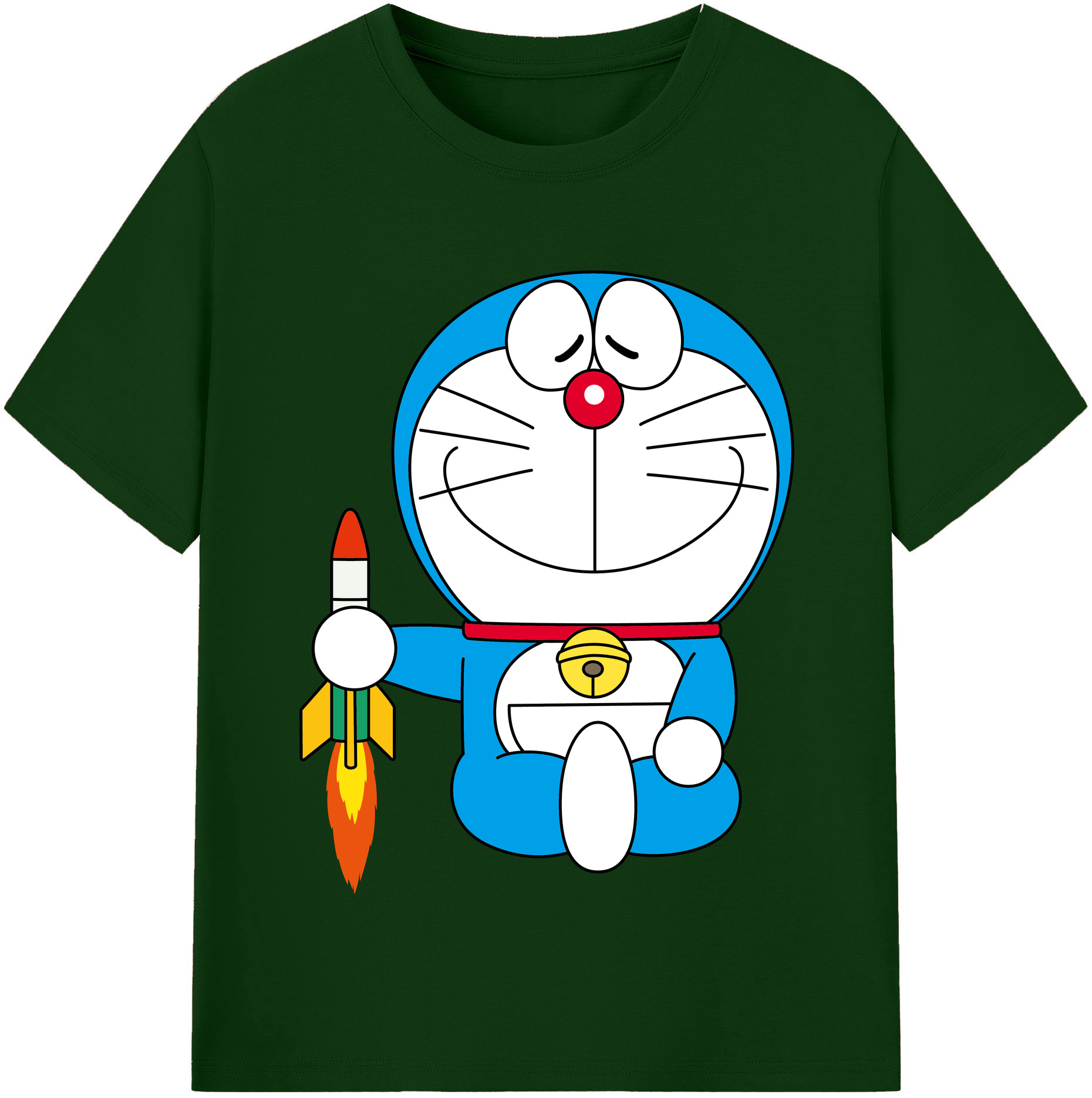 （画像用） ドラえもん Doraemon 綿100％半袖Tシャツ（フロントプリント）